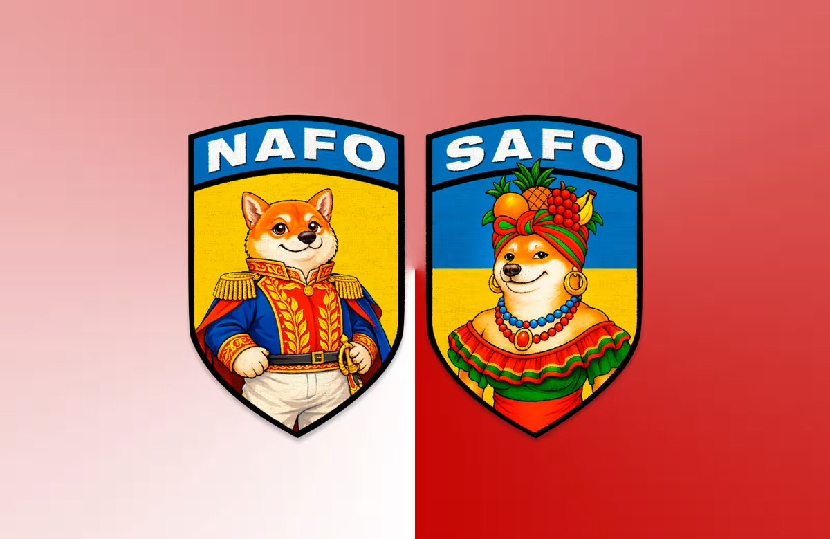 (1/3) 🇻🇪 SAFO Battalion unites fellas and fellarinas from South America and across the globe to support Bolivar battalion

👉 Join this campaign: help99.co/patches/safo-b…

SAFO - is a united force if the South American fellas and fellarinas locally and across the globe to support