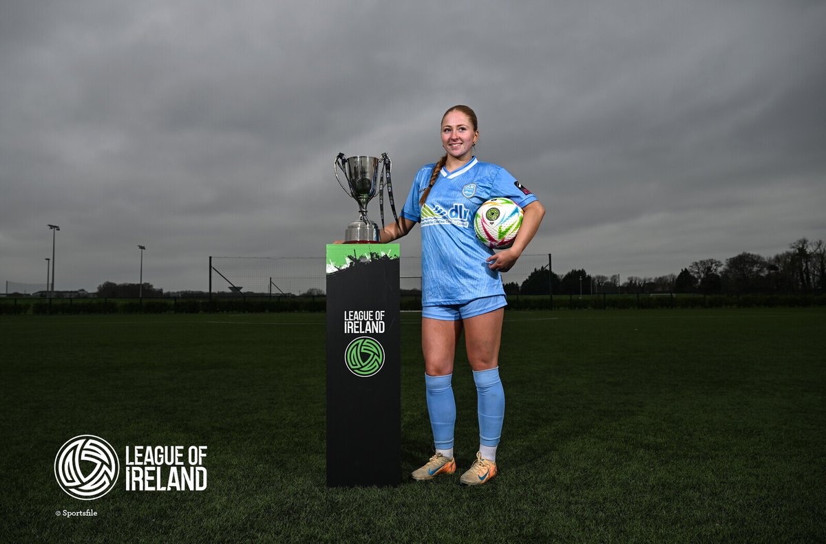 DLRWaves's tweet image. Amber Cullen pictured today at the 2026 Women's Development League Launch.

The Waves kick off this weekend as they take on Kerry FC 

#waves🌊