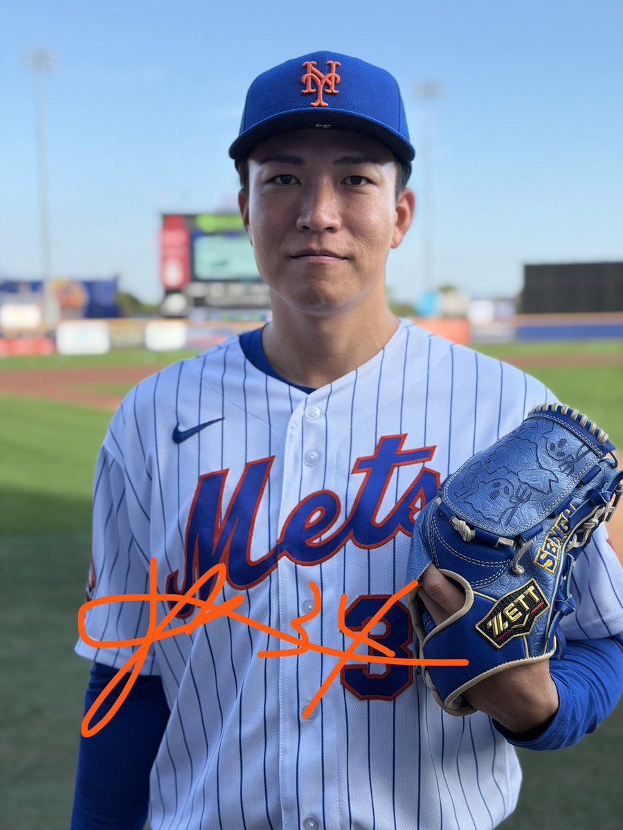 SNY_Mets's tweet image. Kodai Senga at photo day 📸