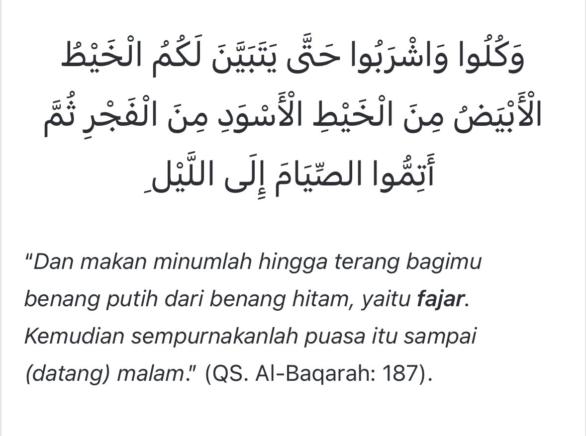 lilaccountz's tweet photo. repeat after me :

IMSAK MASIH BISA SAHUR
IMSAK MASIH BISA SAHUR
IMSAK MASIH BISA SAHUR
IMSAK MASIH BISA SAHUR

batas berhenti sahur tuh fajar terbit/adzan subuh berkumandang ya guys😉

imsak tuh kek “warning” atau reminder bahwa fajar sebentar lagi terbit, jadi siap siap untuk segera menyelesaikan/mempercepat sahurnya.

kalo adzan udah berkumandang atau fajar sudah terbit? nah stop semua aktifitas makan minum. walau yg lagi di mulut sekalipun harus dikeluarin yaa!