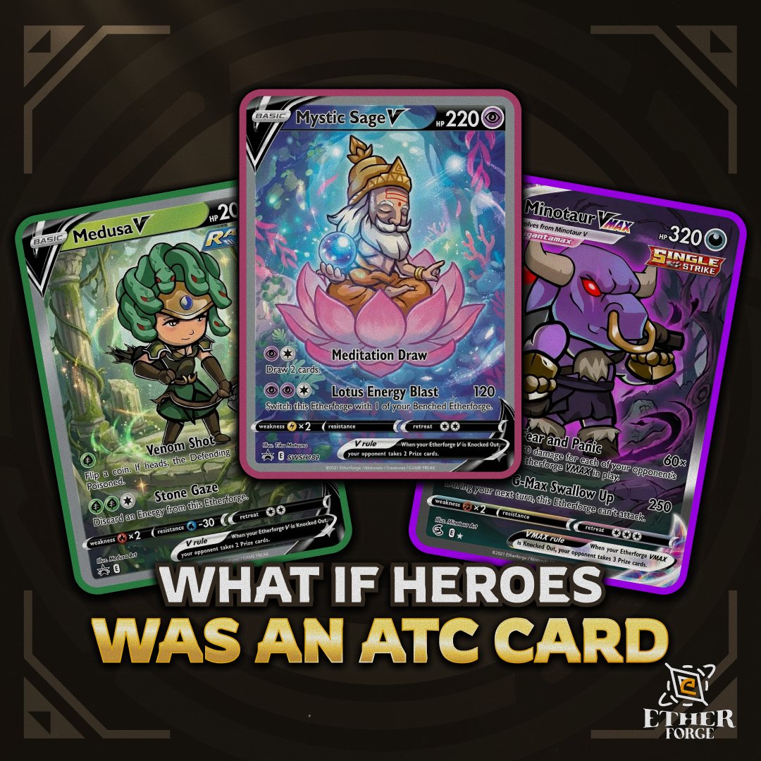 What if your Hero was an ATC card?

> With real stats.
> Real rarity.
> Real PvP value.

In EtherForge, they basically are 👀