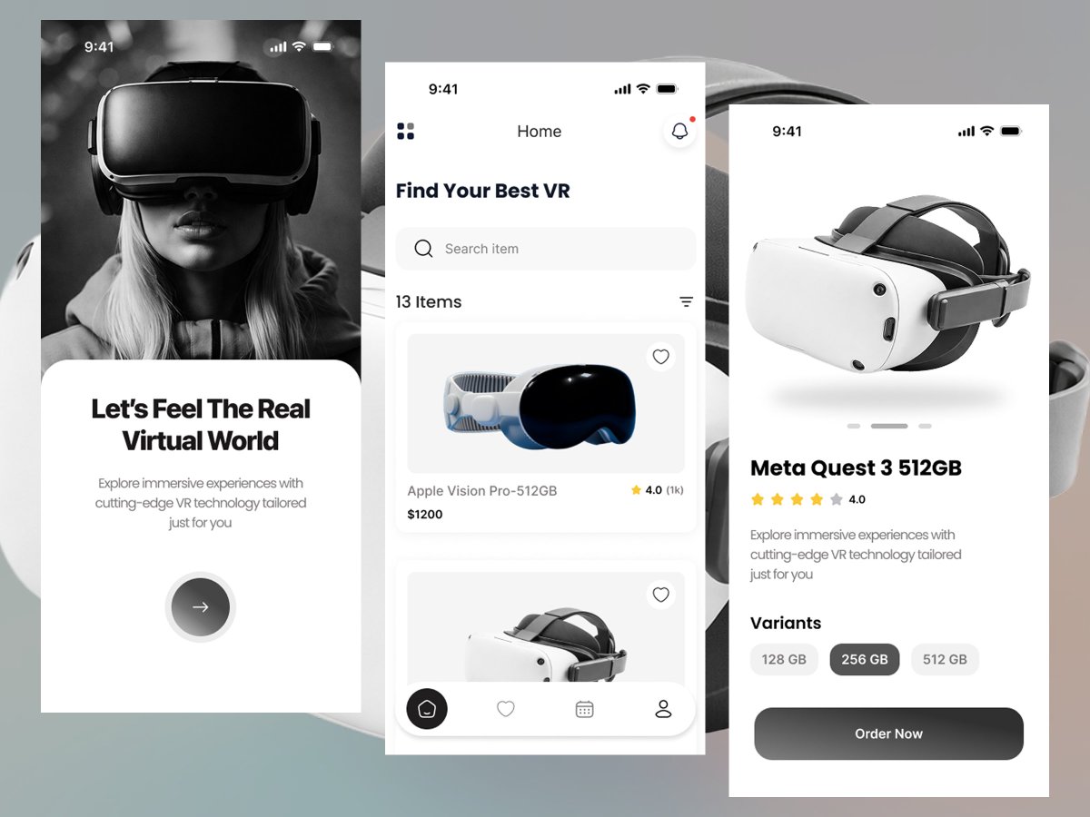 DokuboVigour's tweet photo. Day 11 of my 30-day UI/UX design replication challenge
Today’s replication explored a VR shopping experience, focusing on onboarding clarity, product browsing, and decision making on the detail screen.
Designing for learning purposes only.
#ProductUI #UXDesignThinking https://t.co/2HzBM9uZBt