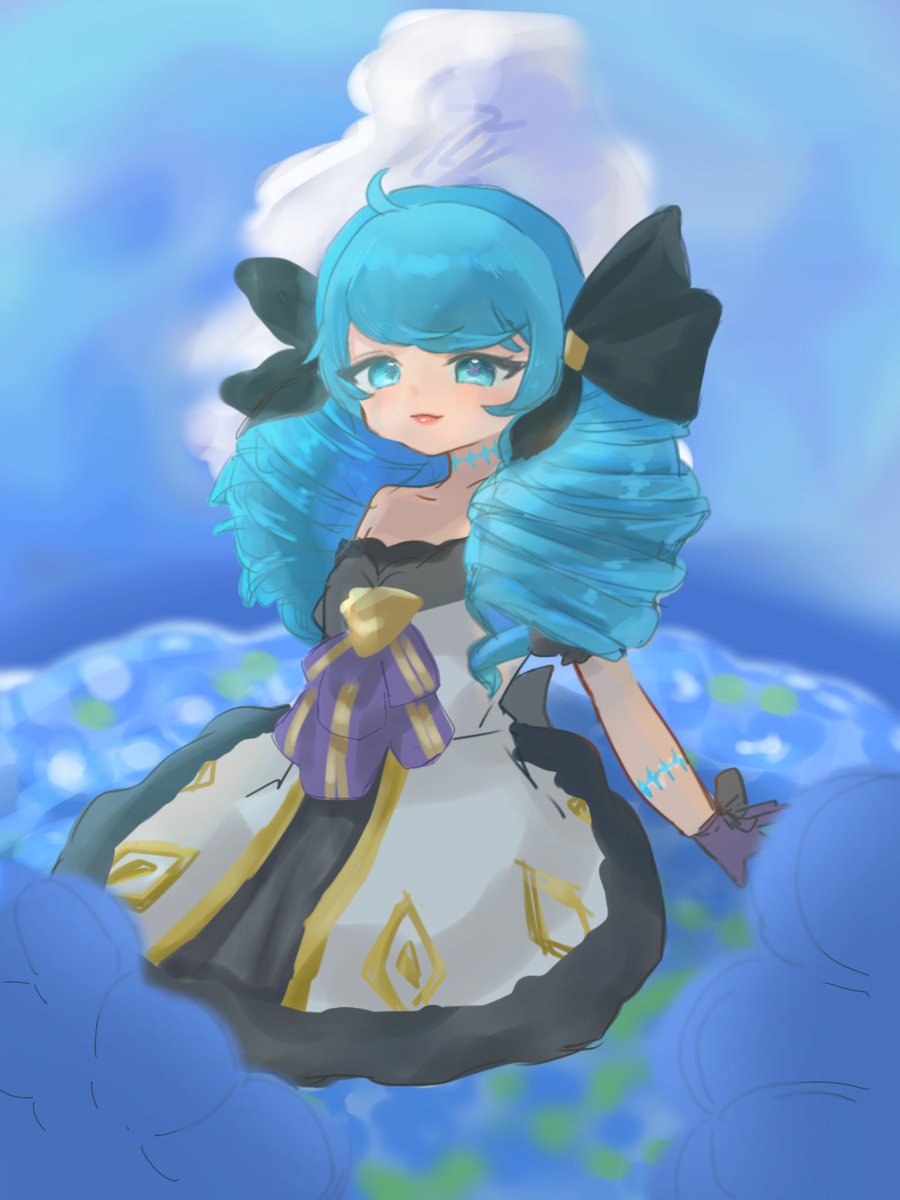 #TFT_1draw
花畑無理すぎた；；