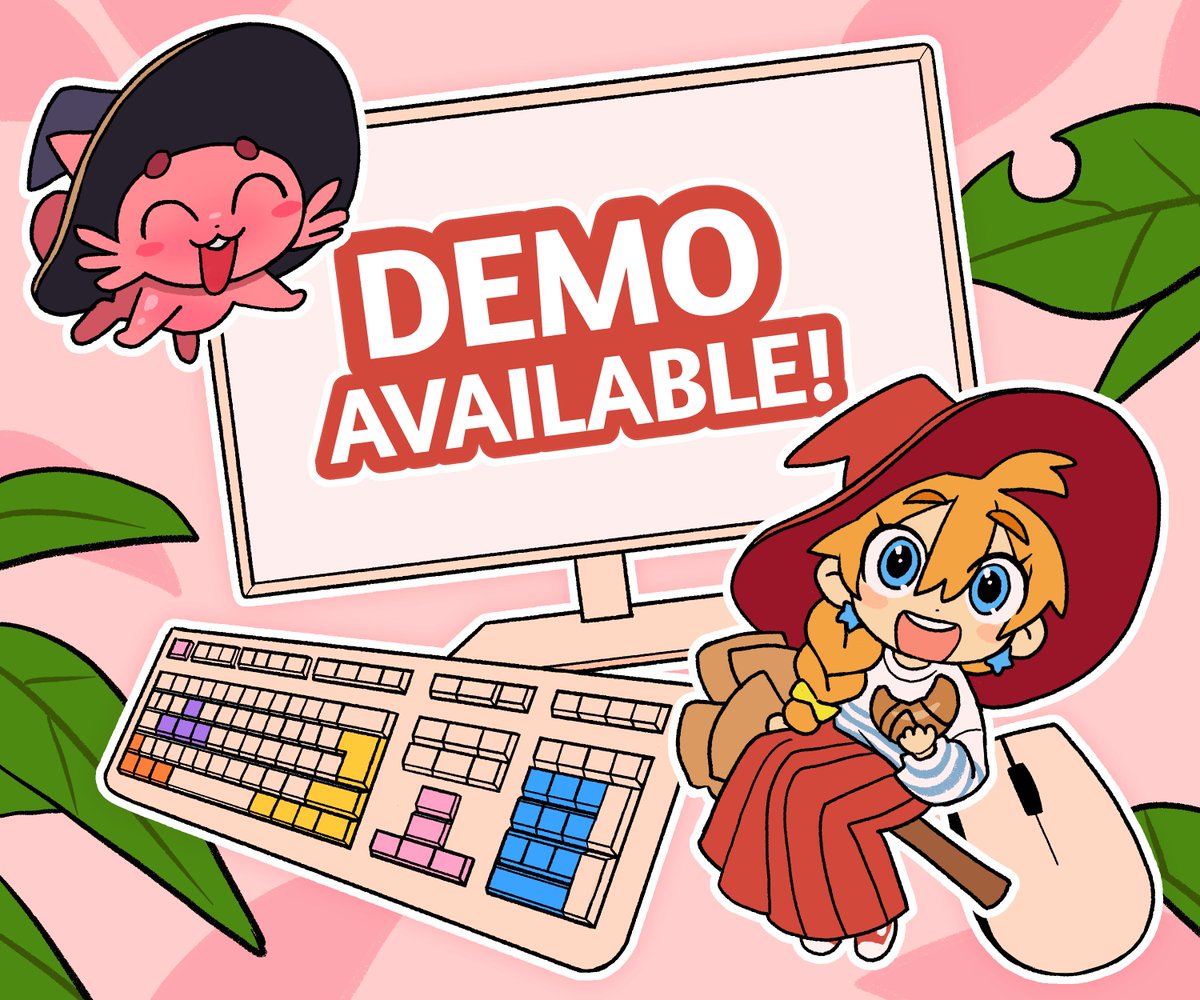 The Witch’s Bakery DEMO is officially LIVE on Steam! 🤩

We’re officially taking part in Steam Next Fest event: for the occasion, we’re releasing our public Demo a little earlier 🚀
We just couldn’t hide it anymore! 🤭

So grab a croissant and join Lunne on her magical journey in