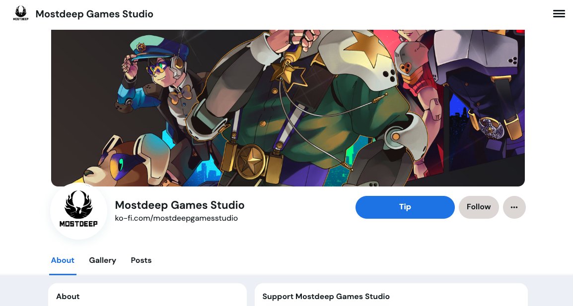 mostdeep_games's tweet photo. We are now on Ko-Fi!

Support our game Gakutensoku via the link below and help us bring this mechanical dystopia to life

 https://t.co/EmiG6P0Spm https://t.co/trCdrr6Hs6