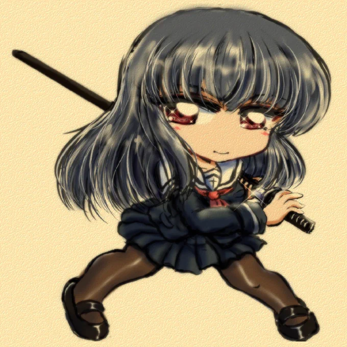 #これを見た人は我に続いて剣を抜け ケン ()さんちのあかりちゃん