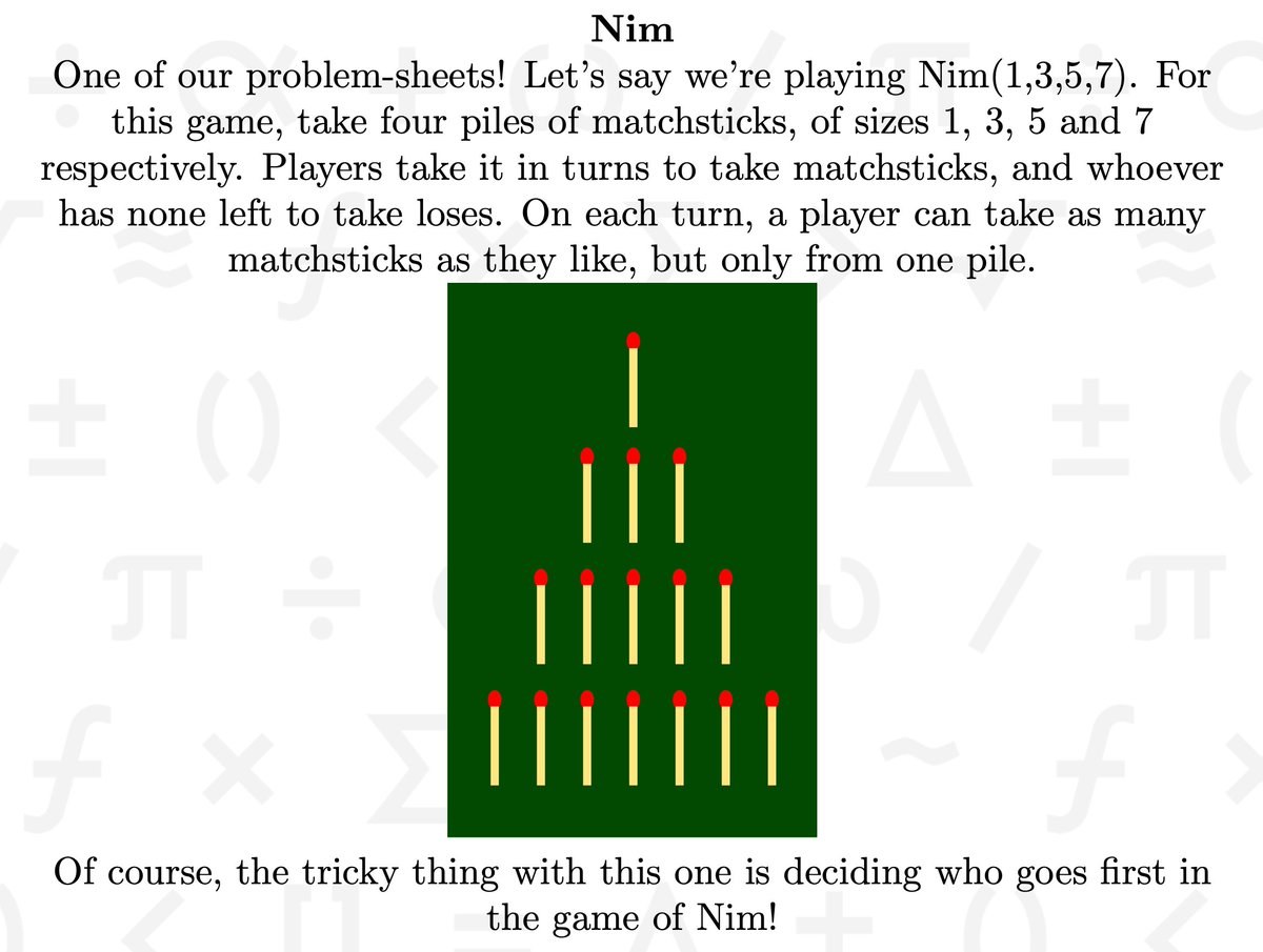WSPcio's tweet photo. Our Maths Battles begin with a Captain's Game to decide which team first challenges the other team to a problem. Here are some of the ones we've done: https://t.co/x2WiDxjRxU