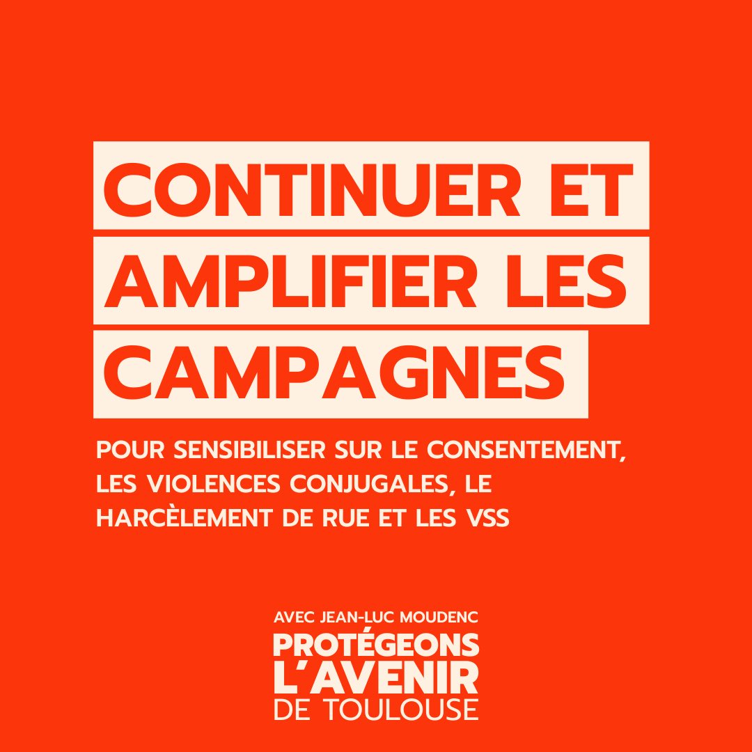 Pour_Toulouse's tweet photo. Pour Toulouse, la sécurité est notre priorité absolue !

Avec @jlmoudenc, nous nous engageons :
🔹 500 policiers municipaux (24h/24 &amp; armés)
🔹 Brigade contre les points de deal
🔹 Plan massif contre les violences sexistes (VSS) &amp; bouton SOS Tisséo

Protégeons l'avenir ! https://t.co/Seq5SPzYTJ