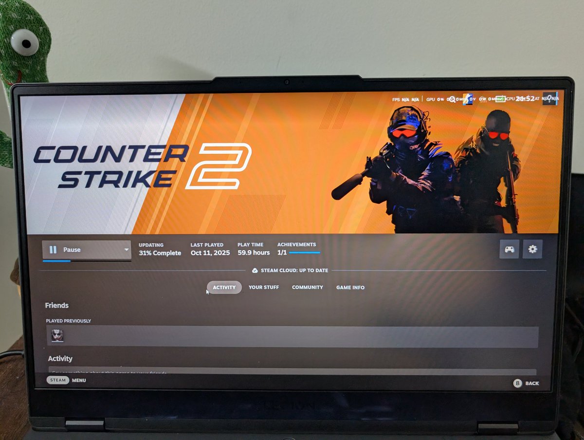 MuthariaAditya's tweet photo. Mkc jab jab csgo khelne ke liye laptop kholta hoon mc 2 ghante ka update aajata kya bakchodi hai yeh @Steam tmkb bc https://t.co/78Z02R427l