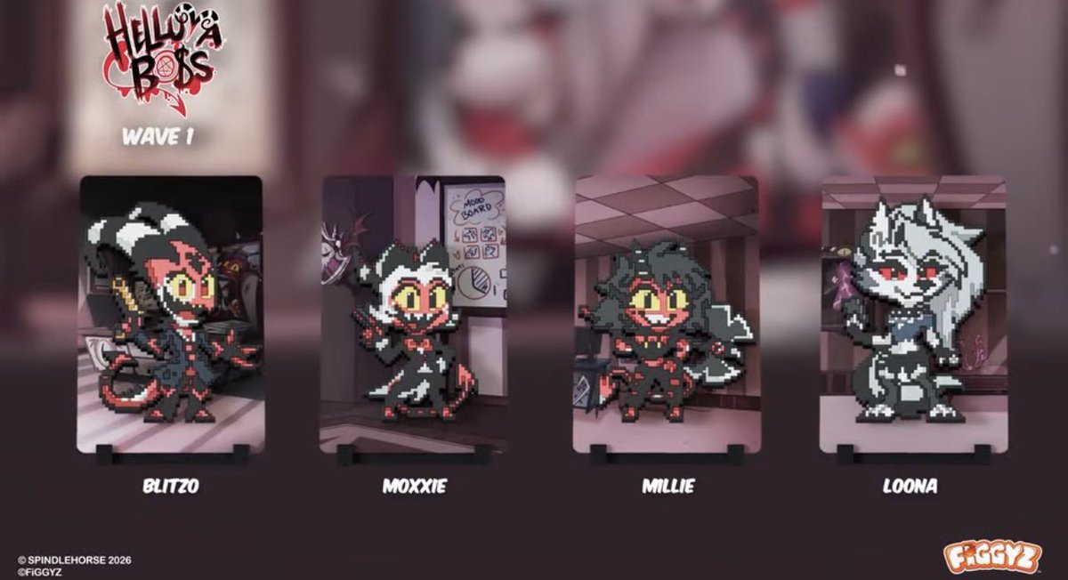 New collaboration 😈 HelluvaBoss X Figgyz #HelluvaBoss #Figgyz