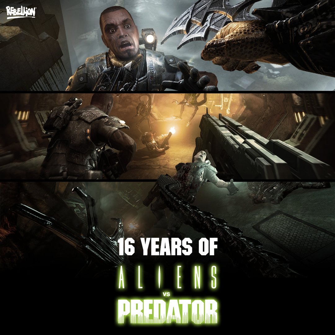 Rebellion's tweet image. 16 Years ago, we revisited an iconic universe with Aliens vs. Predator (2010)

Happy birthday to our fellow Marines 🫡, Aliens 🥚 and Predators 🏹
