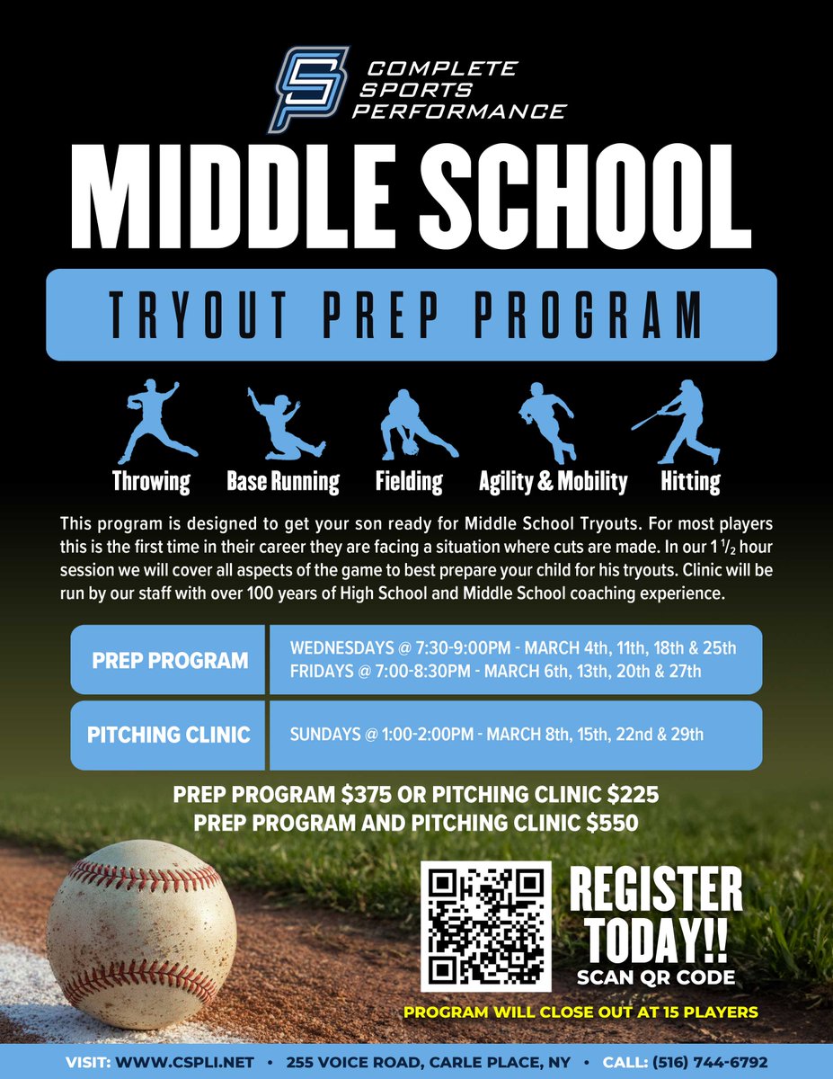 CSP_LINY's tweet photo. Register on the website 
https://t.co/pUBQ2qe9Eb
@axcess_baseball
@liboysofsummer
@titans.baseball
@Chaminade_HS
@homeplateu
@baseballuteams
#baseballtraining #work-hard #chsaabaseball #longislandbaseball #baseballdegenerate #baseballlife #ufam #baseballu #baseballusa
#baseball https://t.co/YxPvZ7PYrK