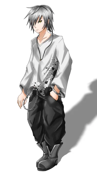 一応今現在進行形でめっっっっちゃ過去に描いた一次創作キャラをリメイクで描いてるんだけど、中々進んでない()