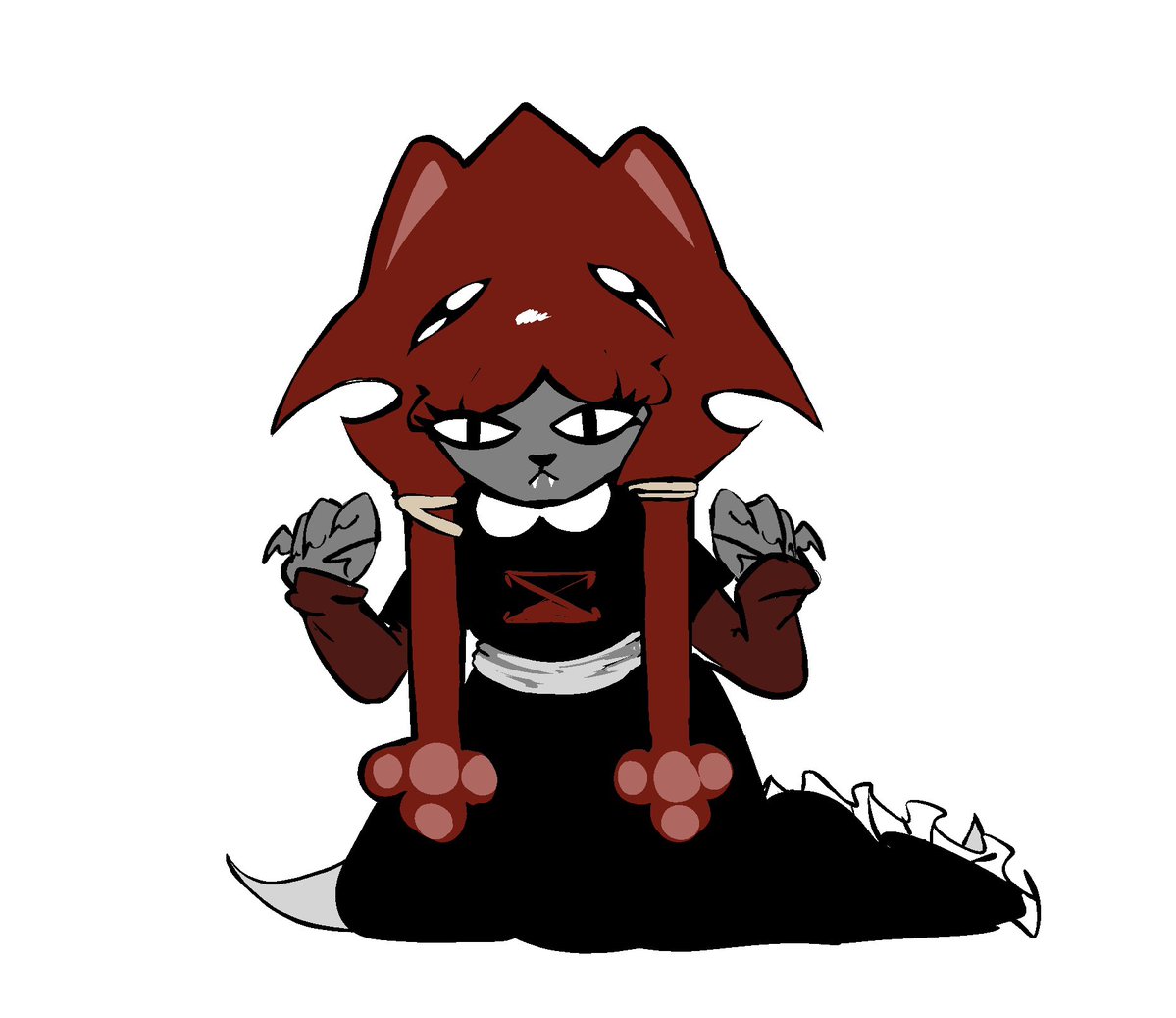 augury4side's tweet image. four! kitty