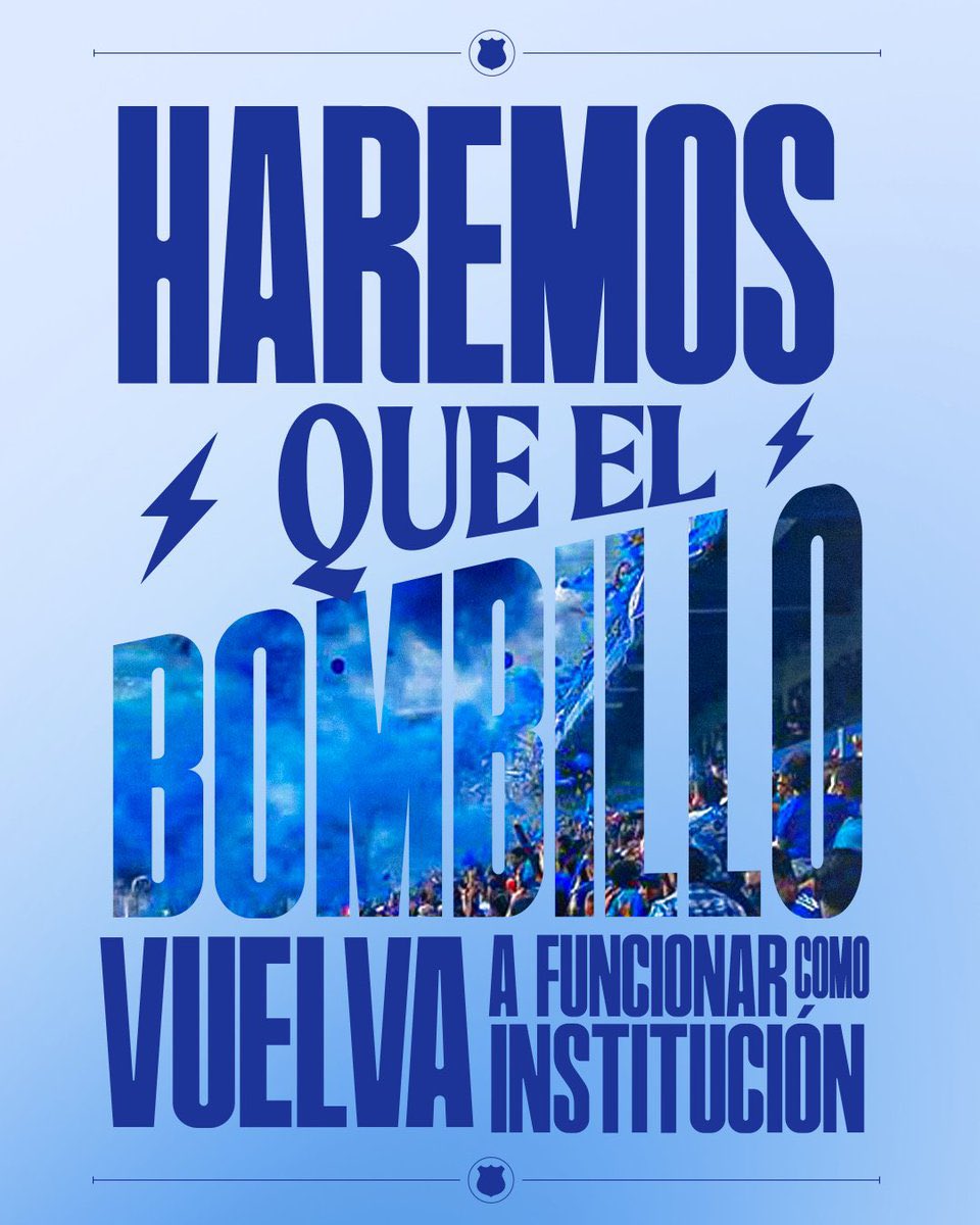 EL FUTURO DEPENDE DE 818 SOCIOS

Emelec no se explica.
💙 Se siente.
⚡️ Se defiende.
💡 Se respeta.

Socio Azul, este sábado 21 de febrero, VOTA por
<a href="/JDJimenezV/">Jose David Jimenez</a> X <a href="/cristhian_noboa/">cristhian noboa</a> para que juntos #VolvamosASerEmelec