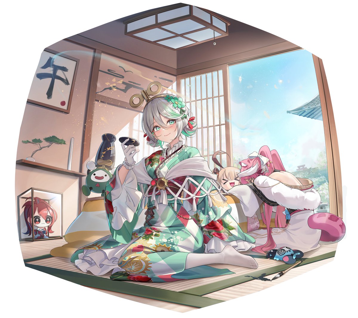 💚Dreeenk to weeen!💚(2/2)

 #Immergination #HololiveEN