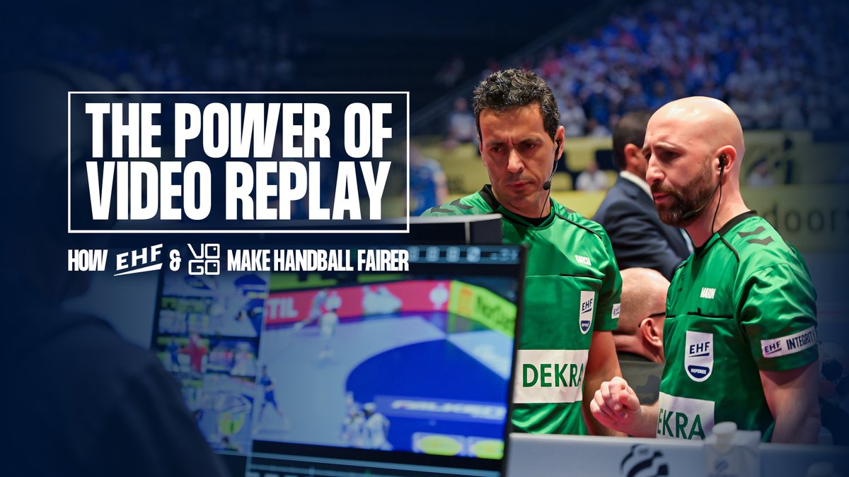 🎥 𝗧𝗵𝗲 𝗽𝗼𝘄𝗲𝗿 𝗼𝗳 𝗩𝗜𝗗𝗘𝗢 𝗥𝗘𝗣𝗟𝗔𝗬.  Every decision. Every angle. Every frame.

Go behind the whistle at the Men’s EHF EURO and discover how the EHF and VOGO use technology to make handball fairer. #handball #ehfeuro

Watch now ⬇️
 youtube.com/watch?v=M7Eal2…