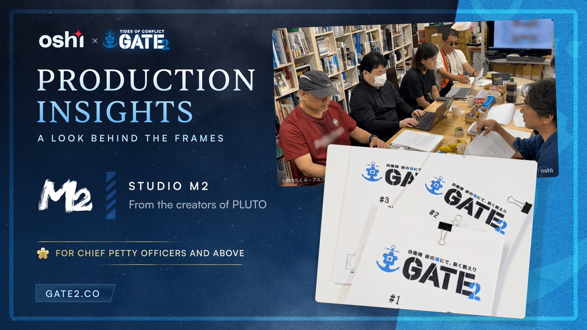 From the studio behind Pluto, one of the most acclaimed anime in recent years. The creators at Studio M2 are legends of their craft. They've spent careers building worlds that move people

For the first time, these creators are opening their process to fans. Not after the anime