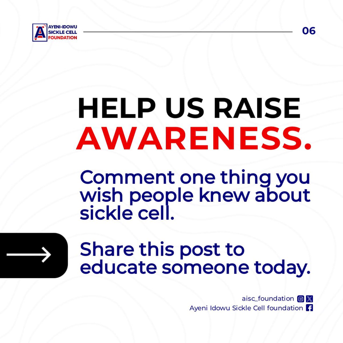 AYENI IDOWU SICKLE CELL FOUNDATION tweet media