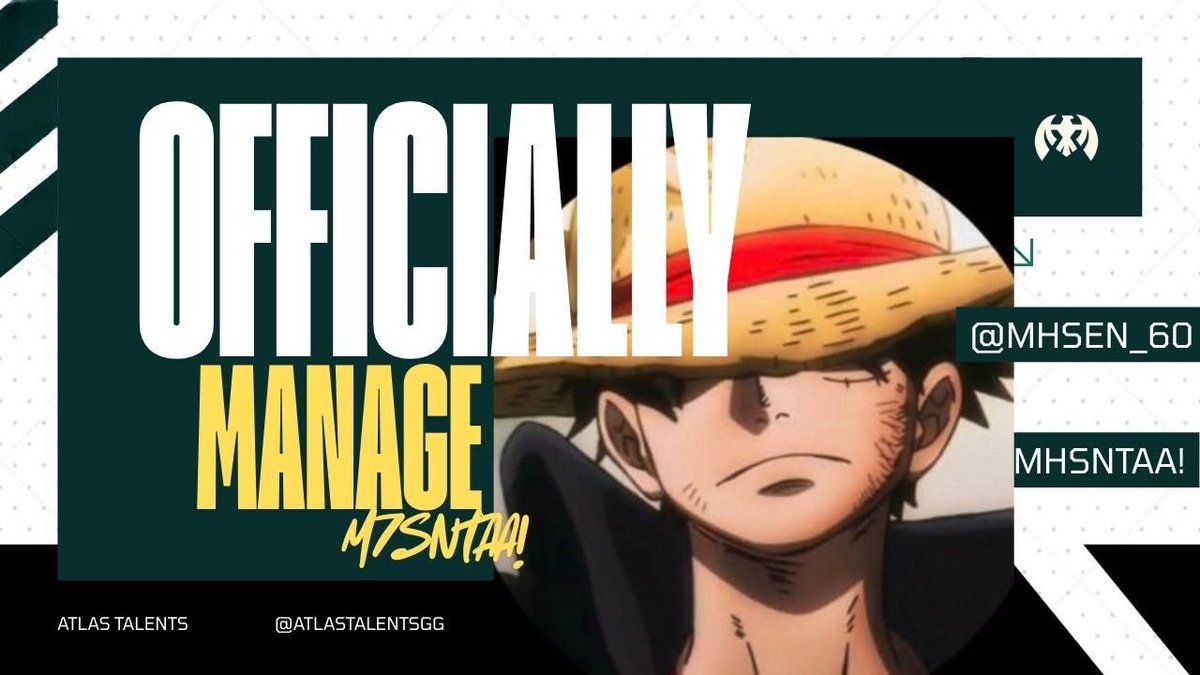 A New Force Joins the Arena 💪

🦅 | <a href="/mhsen_60/">M7sntaa</a>

💼 | @X87MGMT

Management Secured. Greatness Loading… 
#AtlasTalentsEvolution #Esports