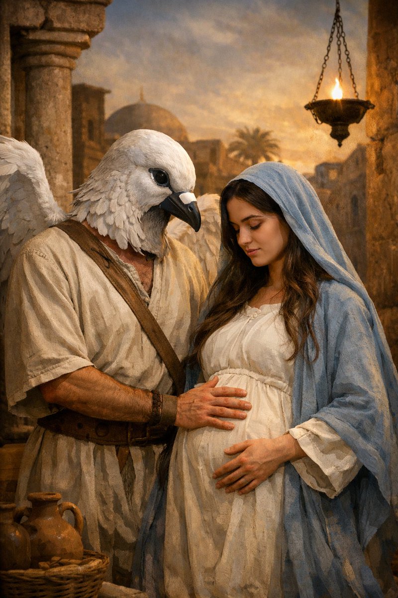 Hace 2000 años: therian paloma + virgen = milagro.