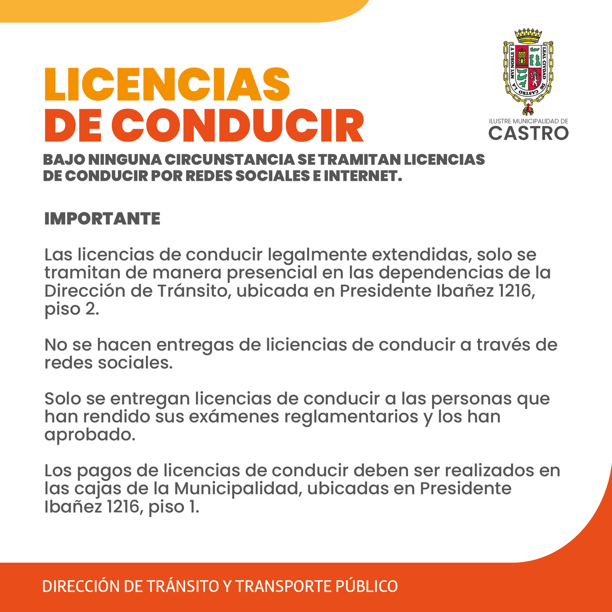 Ilustre Municipalidad de Castro tweet media