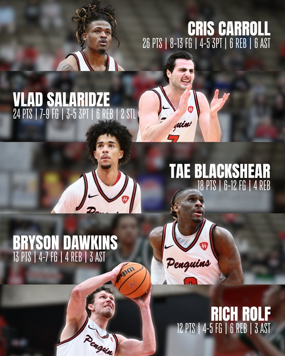 5⃣ Penguins in double digits last night 👏

#GoGuins