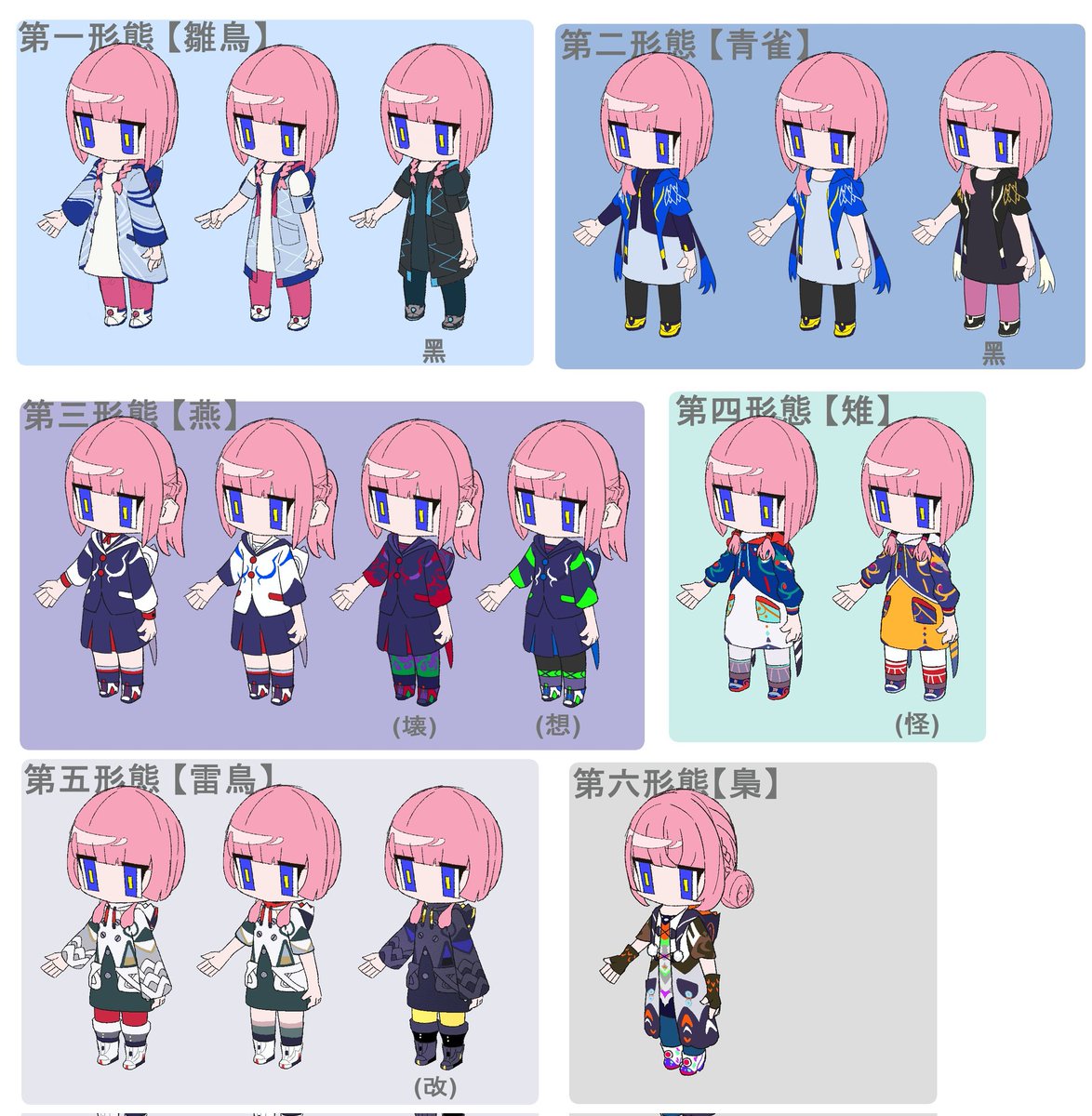 花譜ちゃん衣装
雛鳥〜梟
#花譜美術部
