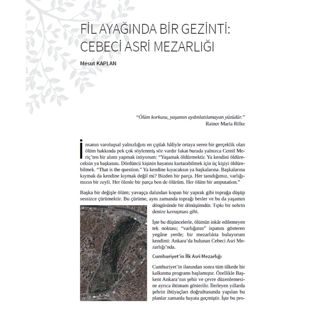 MessutKaplan's tweet photo. Ihlamur Dergisi, 159. sayısı çıktı! 
Ben de Ankara’daki Cumhuriyet'in ilk Asri Mezarlığı olan Cebeci Asri Mezarlığı hakkındaki notlarımı kaleme aldım. https://t.co/YMERypUvZ7