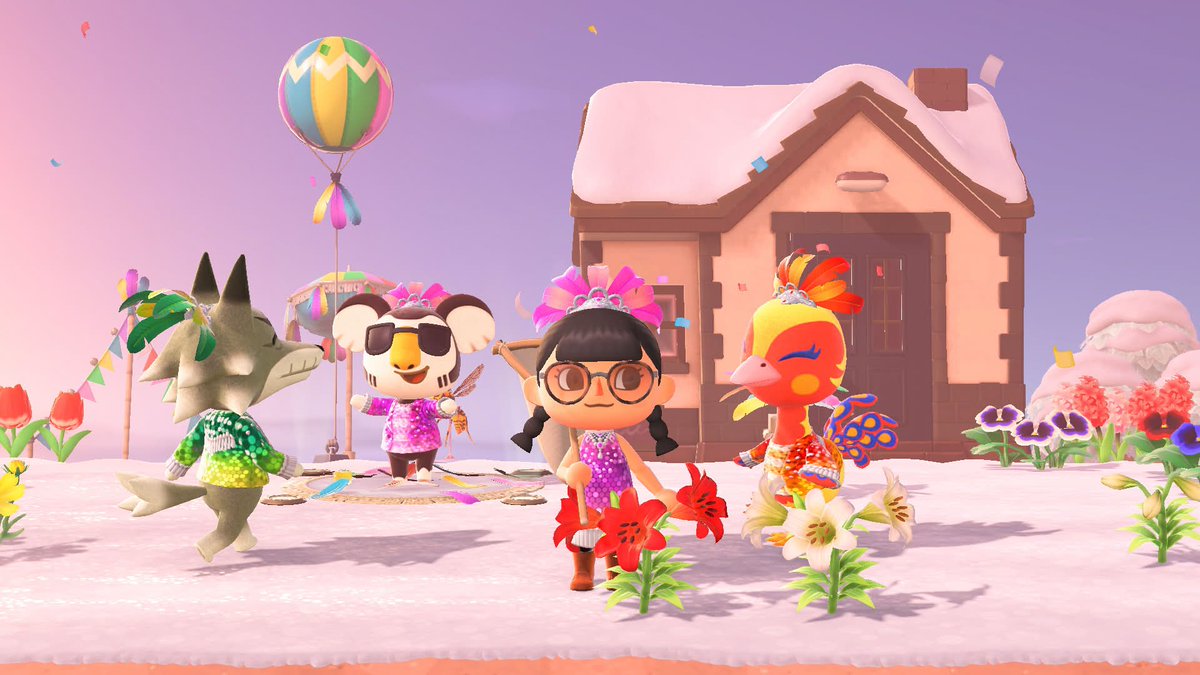 Phoebe ran over to throw confetti over me 🎉