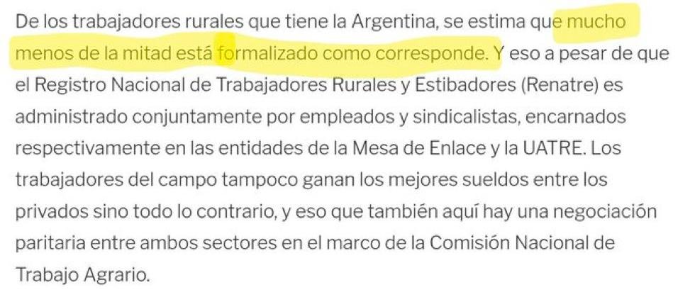 Quizas no se entienda mi bronca por el tema, pero ustedes tienen que entender que en la mentalidad de justiciero social del argento promedio la PRINCIPAL justificacion para esquilmar al agro es USTEDES TIENEN TODA LA GENTE EN NEGRO. Y estos pelotudos van a publican eso