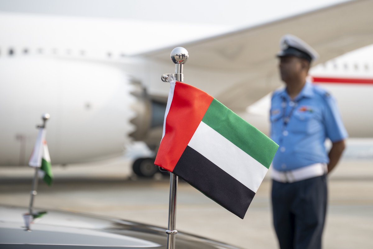 #خالد_بن_محمد_بن_زايد ، ولي عهد أبوظبي، يختتم زيارته إلى جمهورية الهند الصديقة، والتي شارك خلالها سموّه، نيابةً عن رئيس الدولة، في أعمال "قمة تأثير الذكاء الاصطناعي"، التي تستضيفها العاصمة نيودلهي، حتى 20 فبراير الجاري.