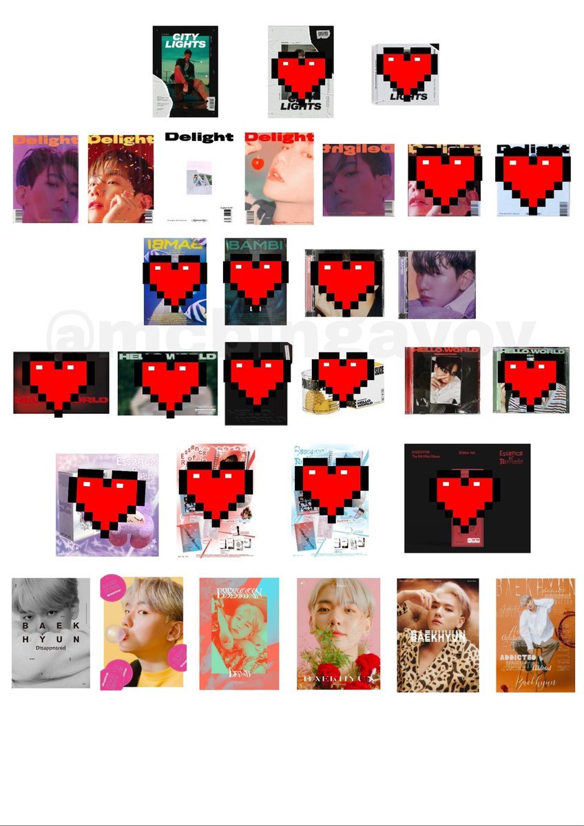mcbingavoy's tweet photo. ARIYORUM

En alttaki japoncalar haric ustu acik olan albumleri ariyorum iceriginin tam olmasi onceligim pcnin olup olmamasi onemli degil ama geriye kalan icerigin tam olmasi onceligim eger elinizde varsa bana ulasin lutfen 🫶🏼

@exosatisturkiye @exosatis @EXOtakasTr https://t.co/x95AZLJjt4