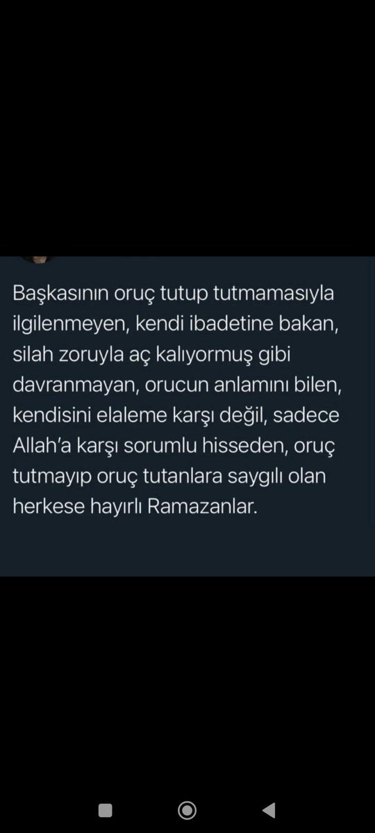 Hayırlı iftarlar ve Ramazanlar 🙏🏻