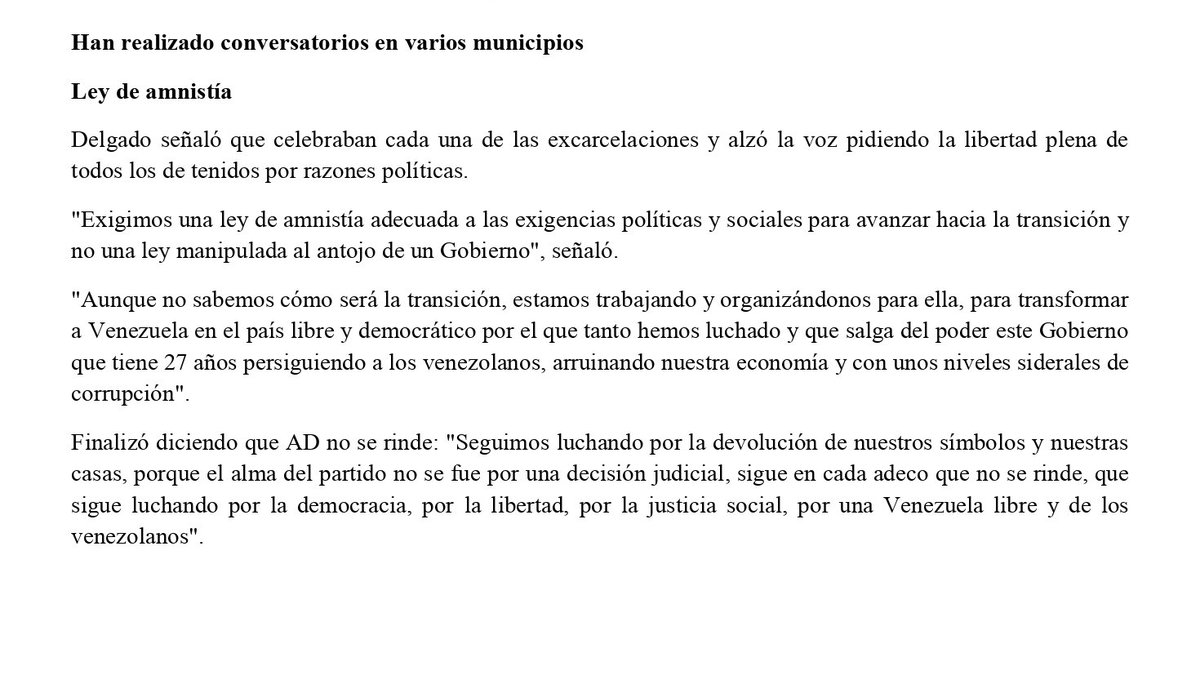 ADYaracuy1's tweet photo. #19febrero | Las actividades de @ADemocratica Yaracuy, están enfocadas en fortalecer la unidad opositora y trabajar por una transición política en Venezuela.
@normidela sec. geral., enfatiza la importancia del trabajo conjunto con gremios y sociedad civil para recuperar el país. https://t.co/iab9hcxsoD
