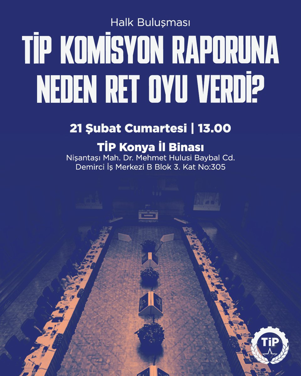 Türkiye İşçi Partisi - Konya tweet media