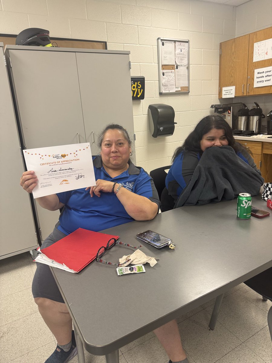 LISDTransport's tweet photo. Recognizing excellence in transportation services. 🚌⭐️
Thank you to our bus drivers for your dedication, professionalism, and commitment to safety.
Your service is valued and appreciated🏆

#LISDTransportation
#BusDriverAppreciationMonth
#SchoolTransportation
#PublicService https://t.co/AUShX5HJON