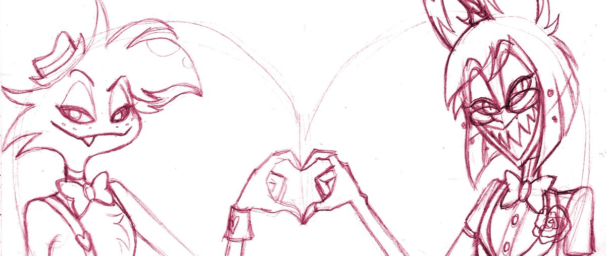 WIP for my eventual 1.9k ❤️🩷 #hazbinhotel #radiodust