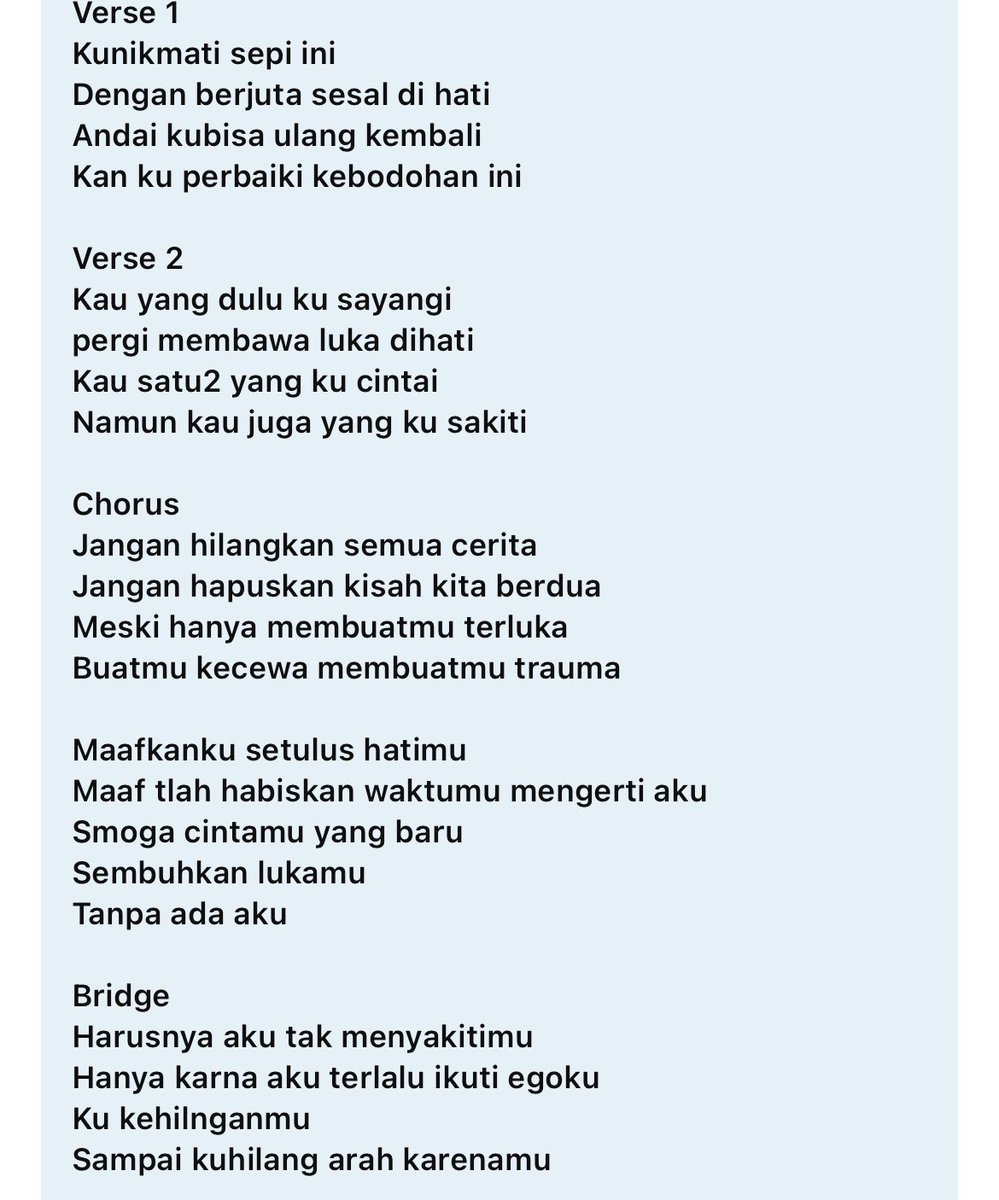 Fajarsoulofc's tweet photo. Lirik bagian mana yang kalian paling suka? 

#SembuhTanpaku #FajarNoorSemu https://t.co/8RdLQWAeqZ