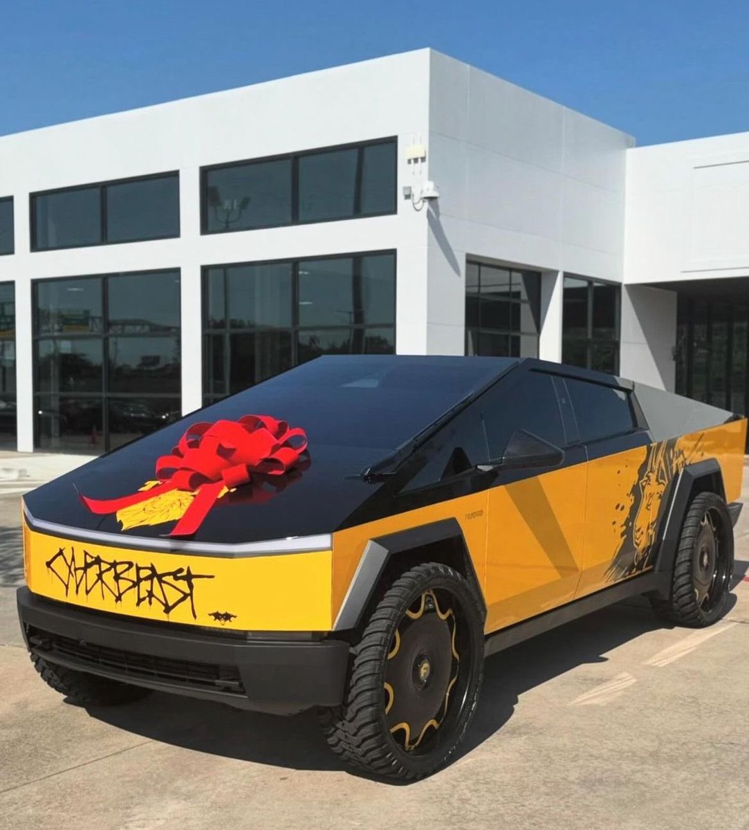 ParodyElonZX's tweet image. If a brand-new Cyberbeast appeared in your driveway for free… would you take it for a spin? ⚡️🚀
(A) Absolutely yes

(B) I’d pass

Drop your answer below 👇