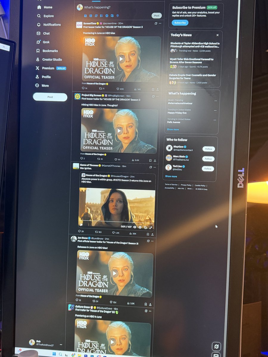TheRobShow27's tweet photo. I think Twitter is trying to tell me something but not sure what? https://t.co/GeC6PL2nMx