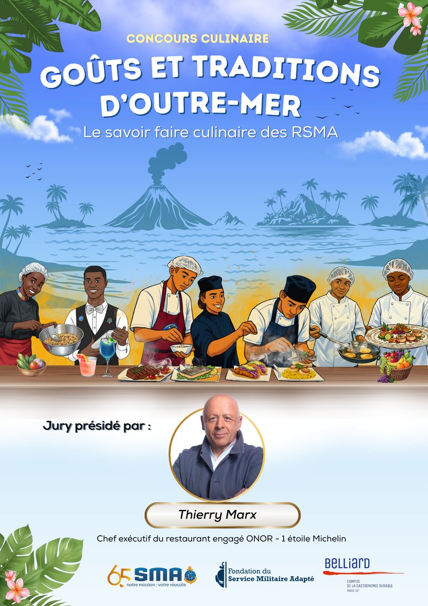 fondationsma's tweet photo. Le @SMA_Outremer et la Fondation du SMA seront présents au #SIA2026 🇫🇷

📅 23 février – 17h
📍 Stand ODEADOM – L 017 – Hall 7.2

🌱 Projets soutenus par la Fondation du SMA
🎤 Témoignages de jeunes
👨‍🍳 Annonce du concours culinaire avec Thierry Marx https://t.co/gN7iSVRl92