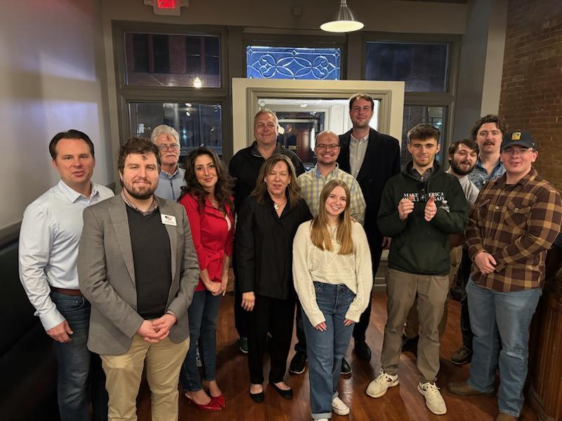 RealPJReilly's tweet photo. Our @TPAction Gen Z nachos &amp; trivia night was a massive success. These young patriots aren't just fired up they're ready to do the work to save our country. 🇺🇸 https://t.co/S6isOcW11X