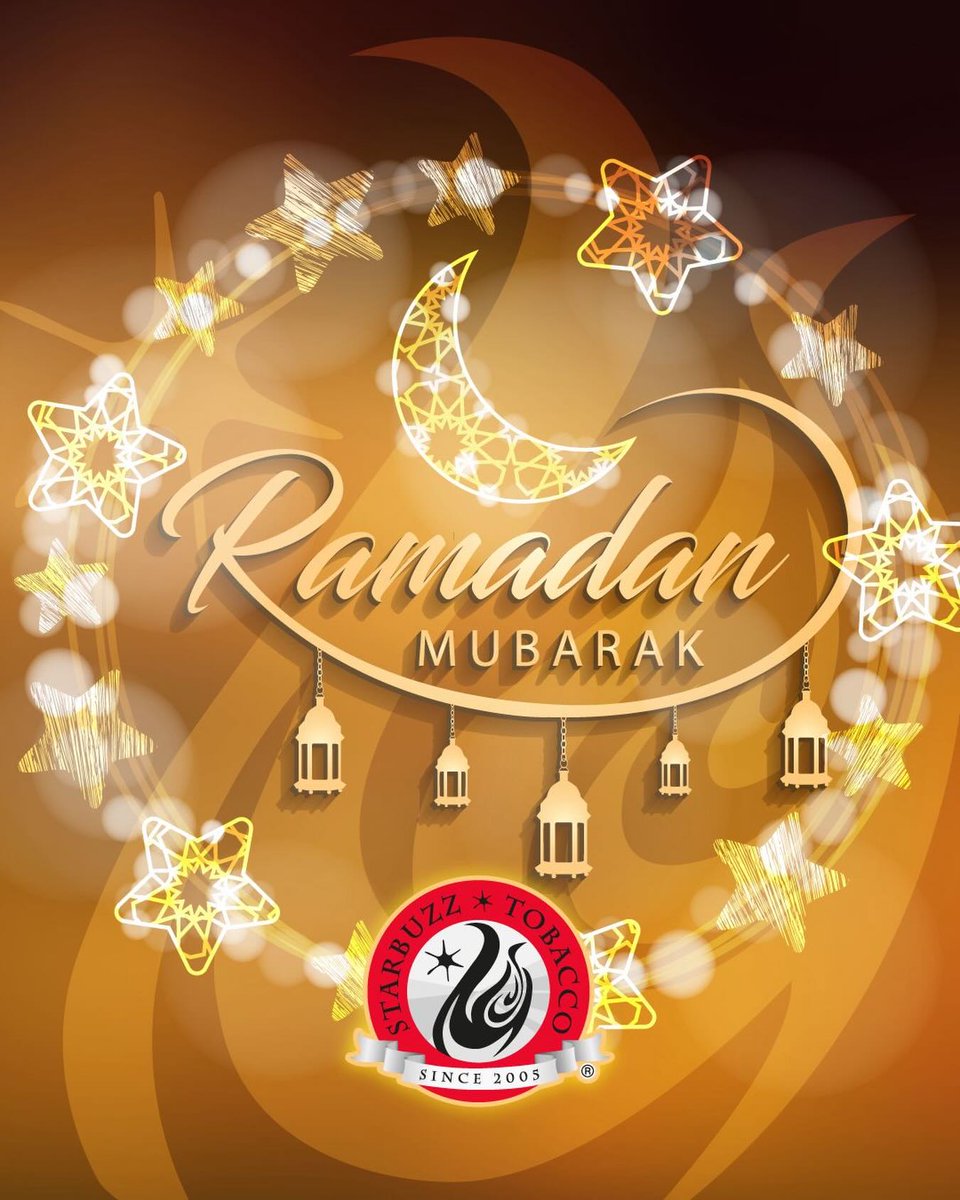 #RamadanMubarak from the Starbuzz® team! ✨🌙✨🤲 #ramadan #ramadankareem #shisha #hookah #theultimatehookahexperience #narguile