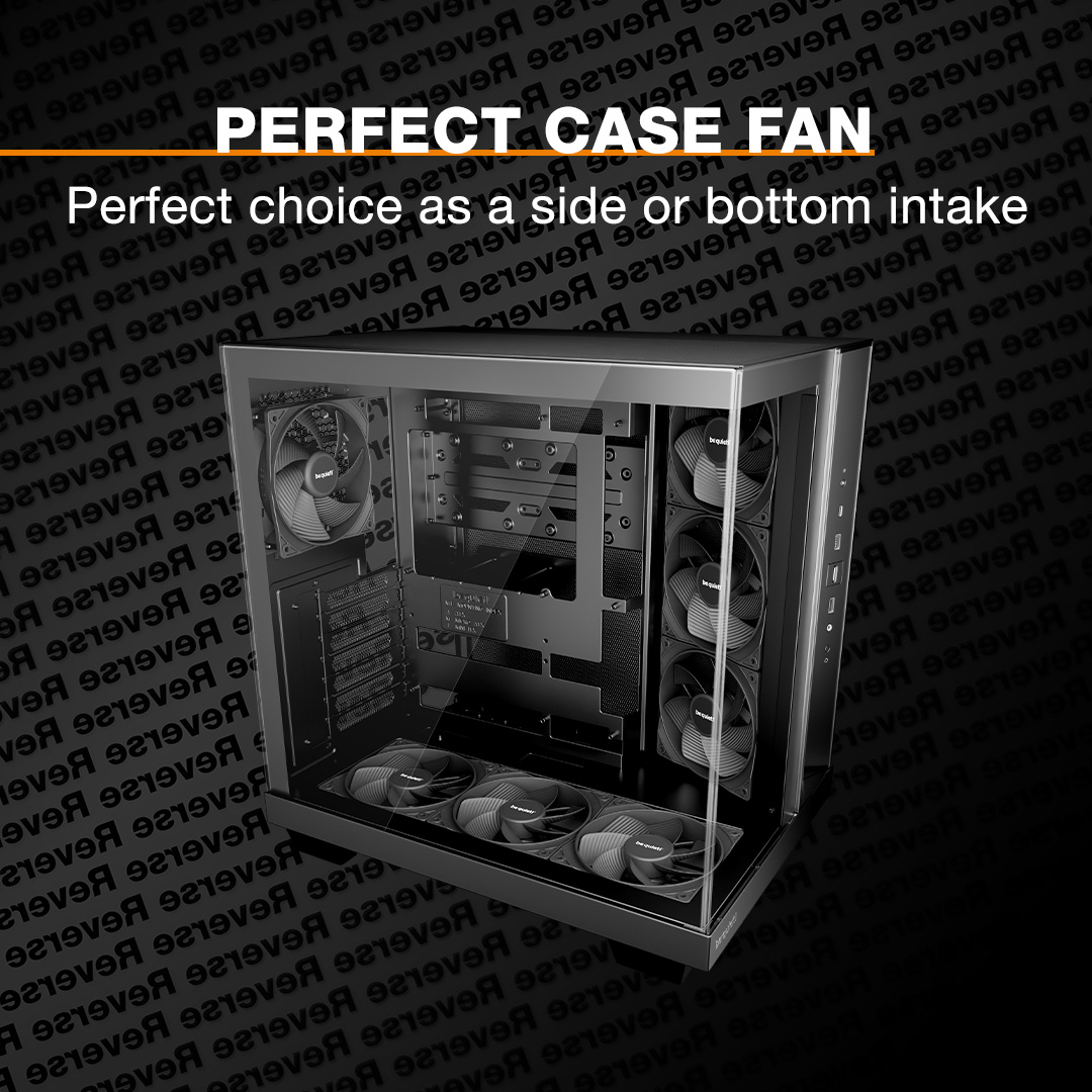 bequietofficial's tweet photo. Showcase build, but no ARGB fan? No problem.
Pure Wings 3 120mm PWM Reverse is made for clean aesthetics without lighting, and it is also available in white to perfectly match your setup.
Available as a practical triple pack.
#bequiet #PureWings3 #PCFans #PCBuild #SilentPC https://t.co/YyAiBoVqFG
