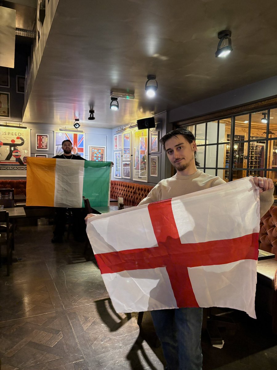 Join us this weekend for the Six Nations! 🏉

Saturday the 21st:
🏴󠁧󠁢󠁥󠁮󠁧󠁿 vs 🇮🇪 at 2:10pm
🏴󠁧󠁢󠁷󠁬󠁳󠁿 vs 🏴󠁧󠁢󠁳󠁣󠁴󠁿 at 4:40pm

Sunday the 22nd: 
🇫🇷 vs 🇮🇹 at 3:10pm

#sixnations #rugby #england