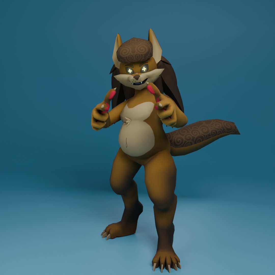 Tachu_Owoasis's tweet photo. Two comms done for @3dschris60 :)  
#FurryArt #3DModeling #FurryCommunity #Bakushin #DigitalArtist #MemeArt #3DCharacter #AnthroArt #CommissionOpen #ArtRange #2dArt #LowPoly https://t.co/9mSyXQj2Zt