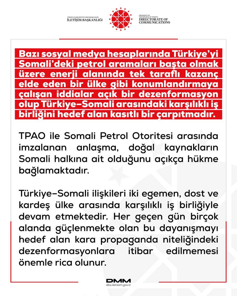 Dezenformasyonla Mücadele Merkezi tweet media