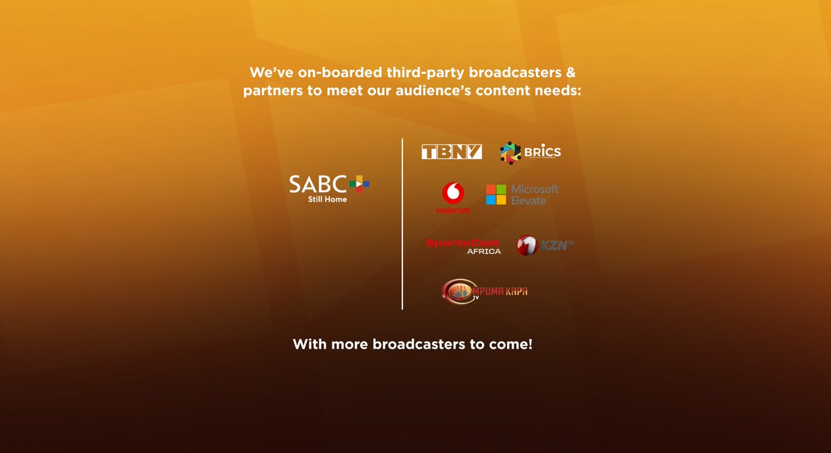 Radio2000_ZA's tweet image. @SABCPlus  has officially reached 2 million registered users, marking a significant milestone in the Corporation’s digital transformation journey.

Stream now via sabc-plus.com
#SABCPlus #2MillionStrong #DigitalBroadcasting #PublicBroadcasting #DigitalTransformation