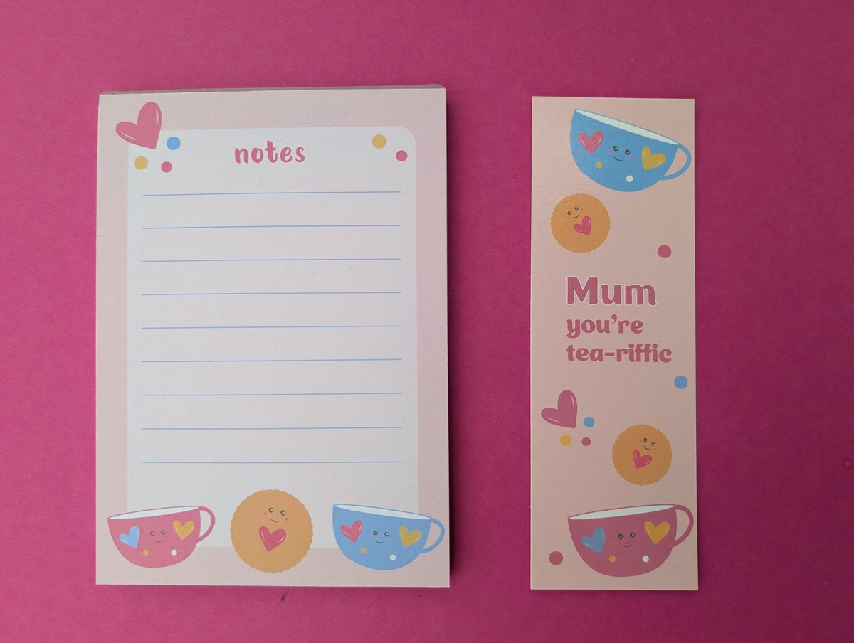 andrealem's tweet image. A cute little gift set for Mother's day. A tea themed notepad and matching bookmark.
etsy.com/uk/listing/445…

#mothersday #stationeryset #notepads #tea #bookmarks